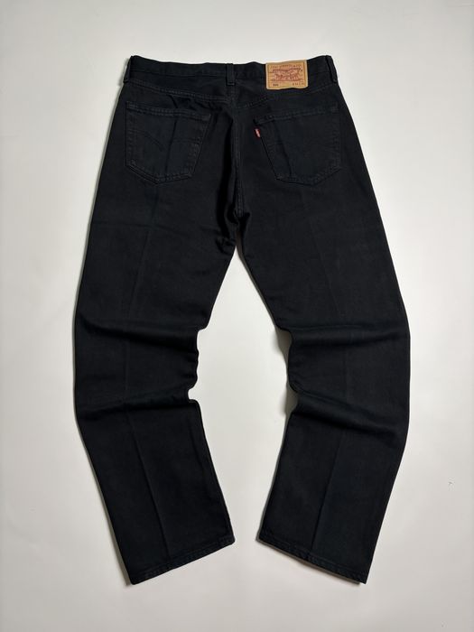 Чорні вінтажні джинси levis 501 34/30 джинсы левайс 550 751 lee