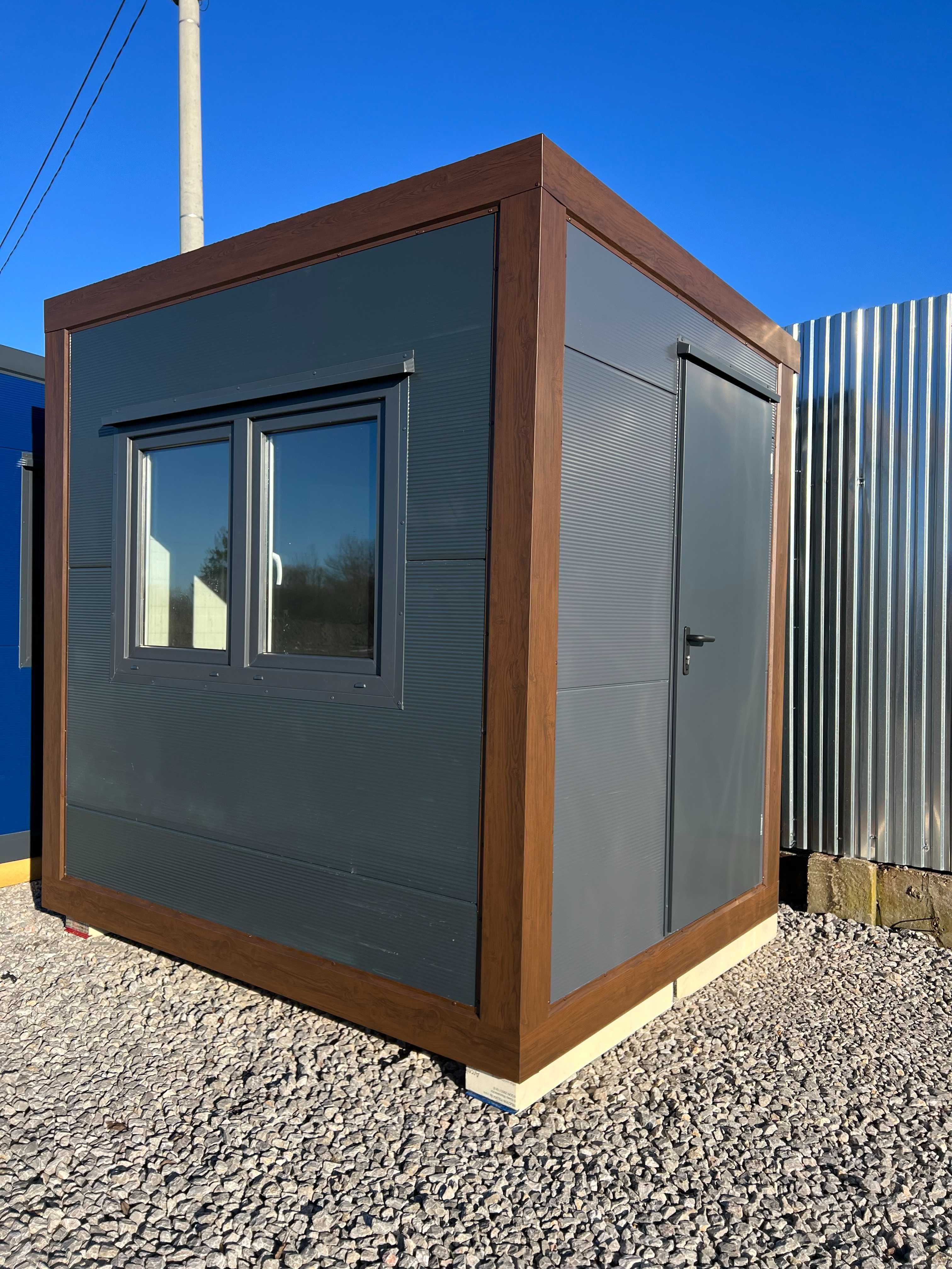 Kontener 3x2, płyta PIR 120mm, stróżówka, kiosk, domek ogrodowy