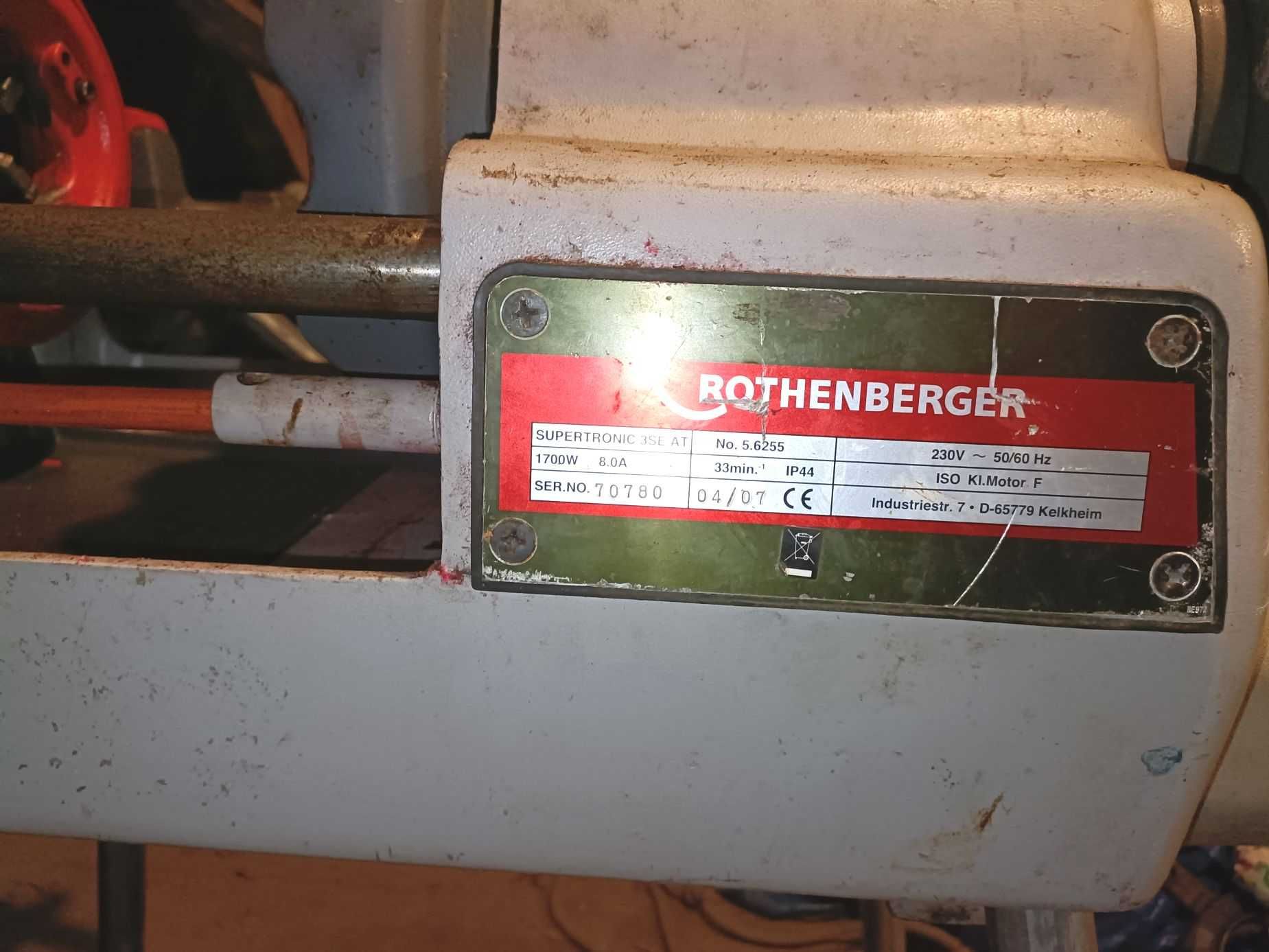 Używana gwintownica Rothenberger SUPERTRONIC 3SE AT, stan bardzo dobry