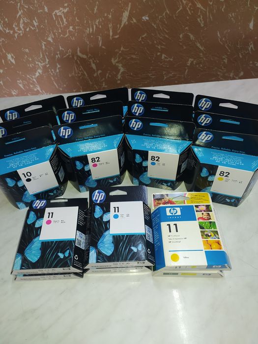 Картриджі HP10, HP82,тонер BizHub 162