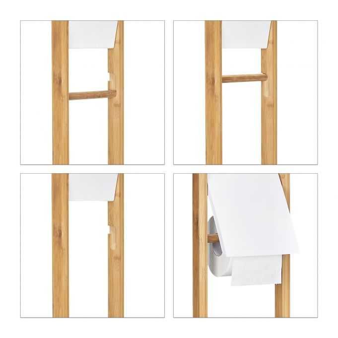Stojak toaletowy łazienkowy szczotka WC Relaxdays
