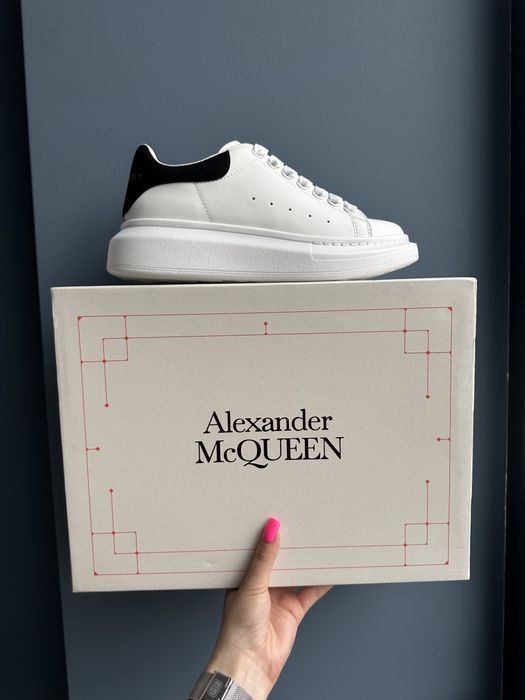 Кросівки Alexander McQueen Ivory Black White 36-40 ЛЮКС Обувь Кроссовк