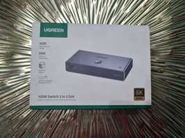 UGREEN HDMI 2.1 Przełącznik 8K  60Hz 3 w 1 Out Rozdzielacz HDMI