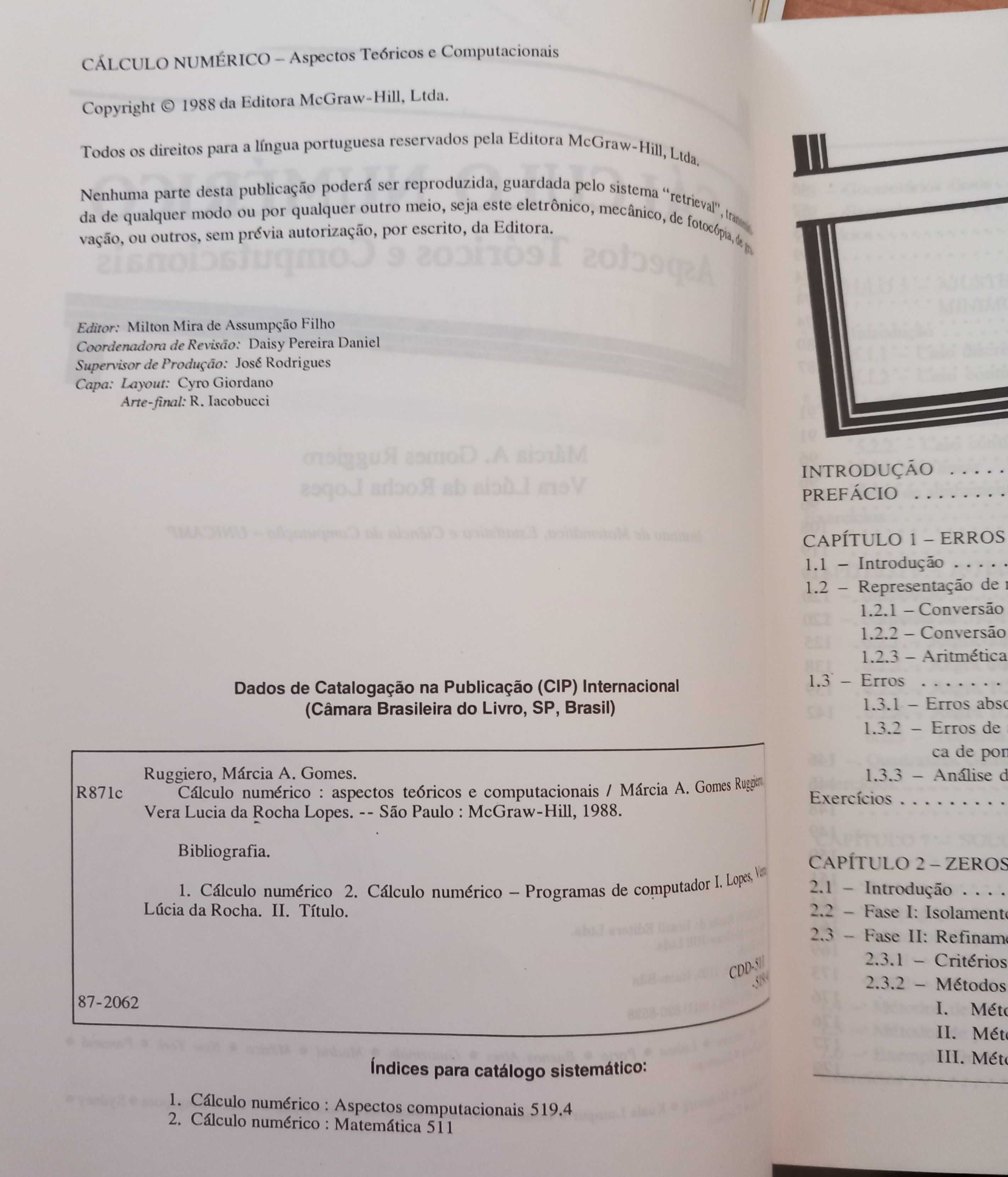 Cálculo Numérico de Márcia Ruggiero