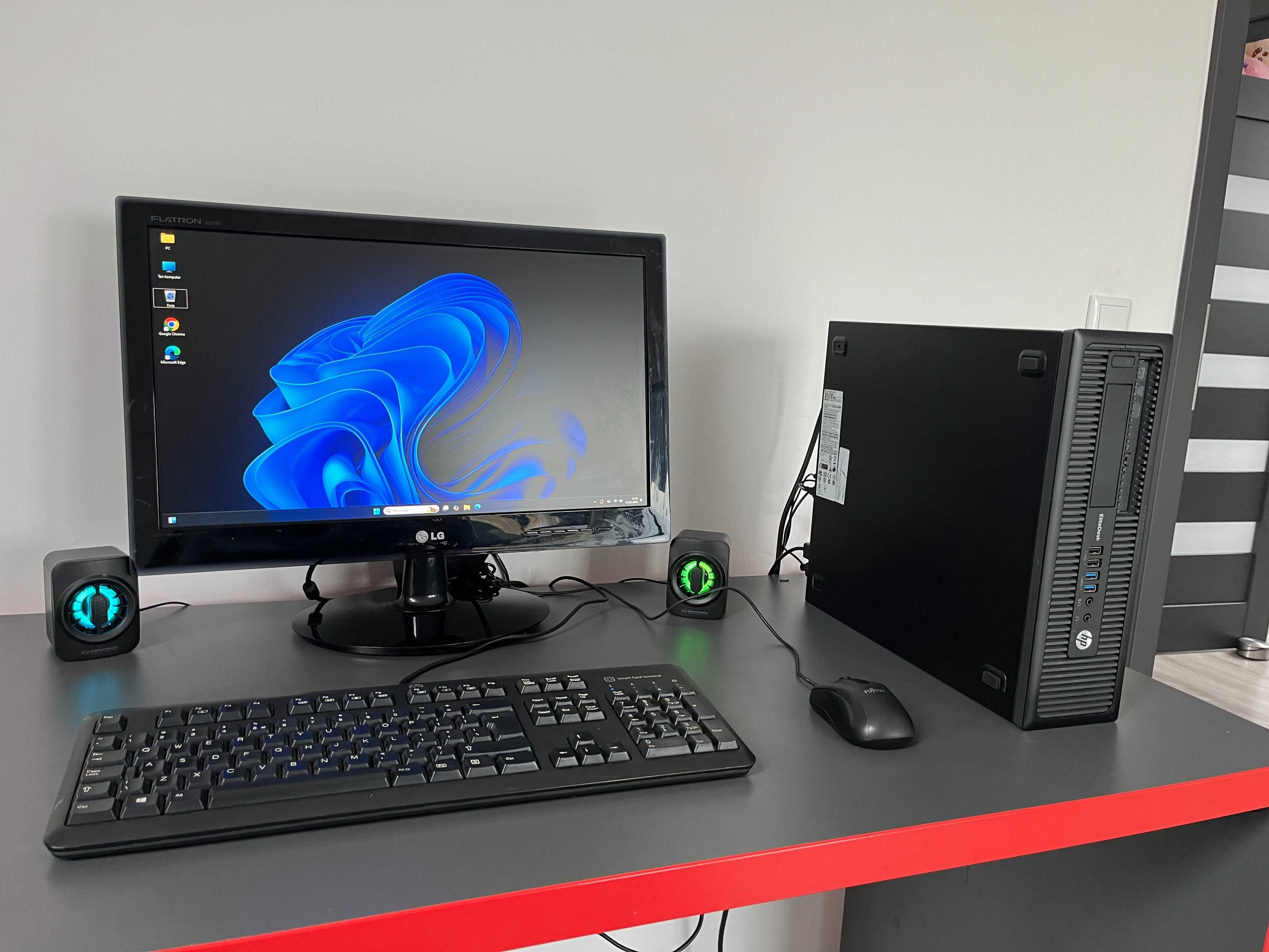 Komputer Win 11 Do Nauki PC Zestaw Komplet  i5 8GB SSD 500GB  GTX 1050