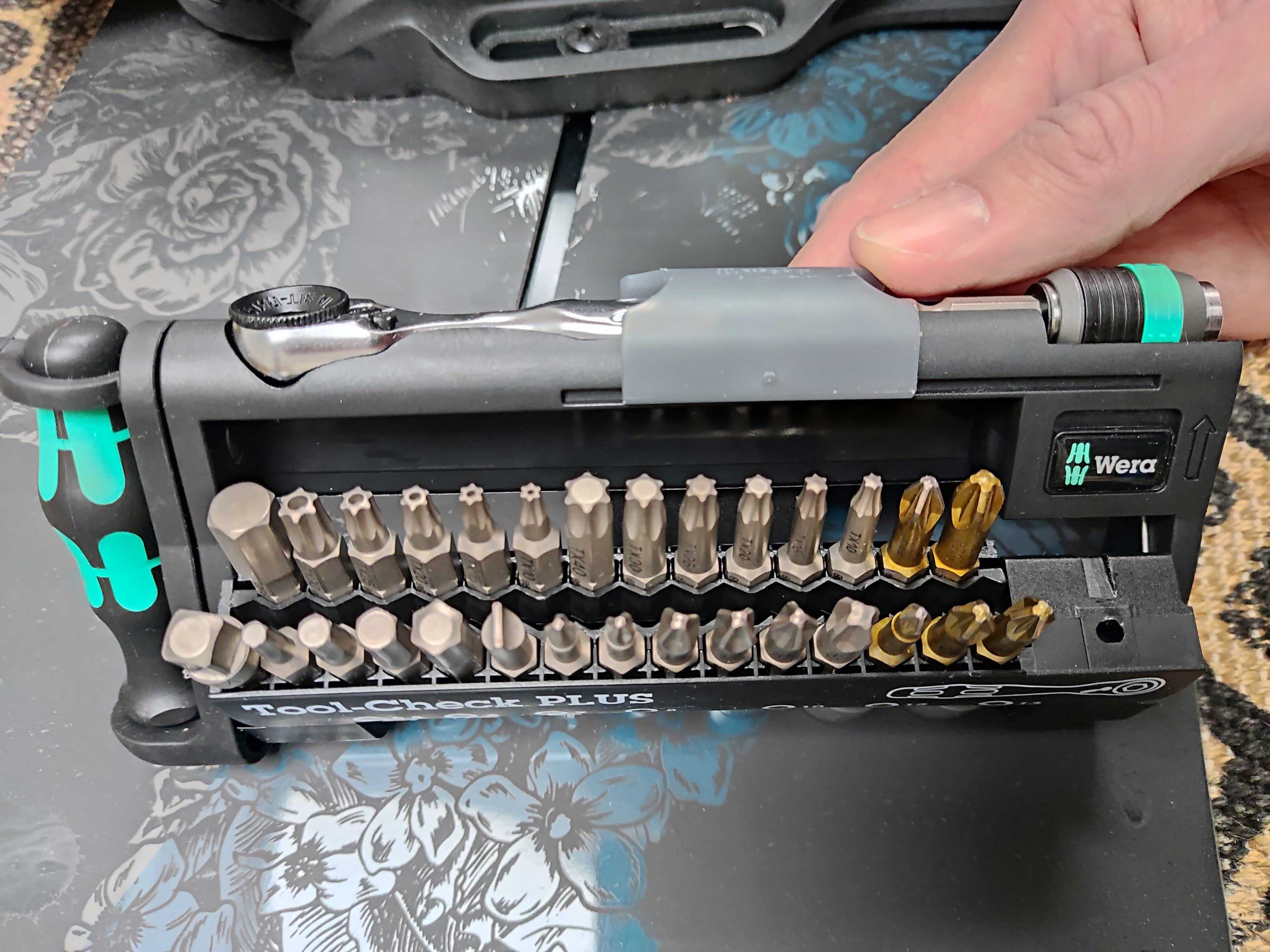 Wera Tool Check Plus z przyciskiem i klipsem