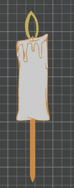 Vela Decorativa Dia dos Finados