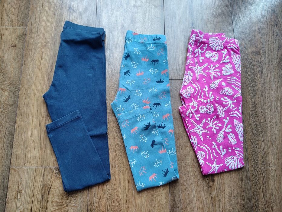 3 pary getrów / legginsów Lupilu i Sinsay rozm. 110/116 cm, 5-6 lat