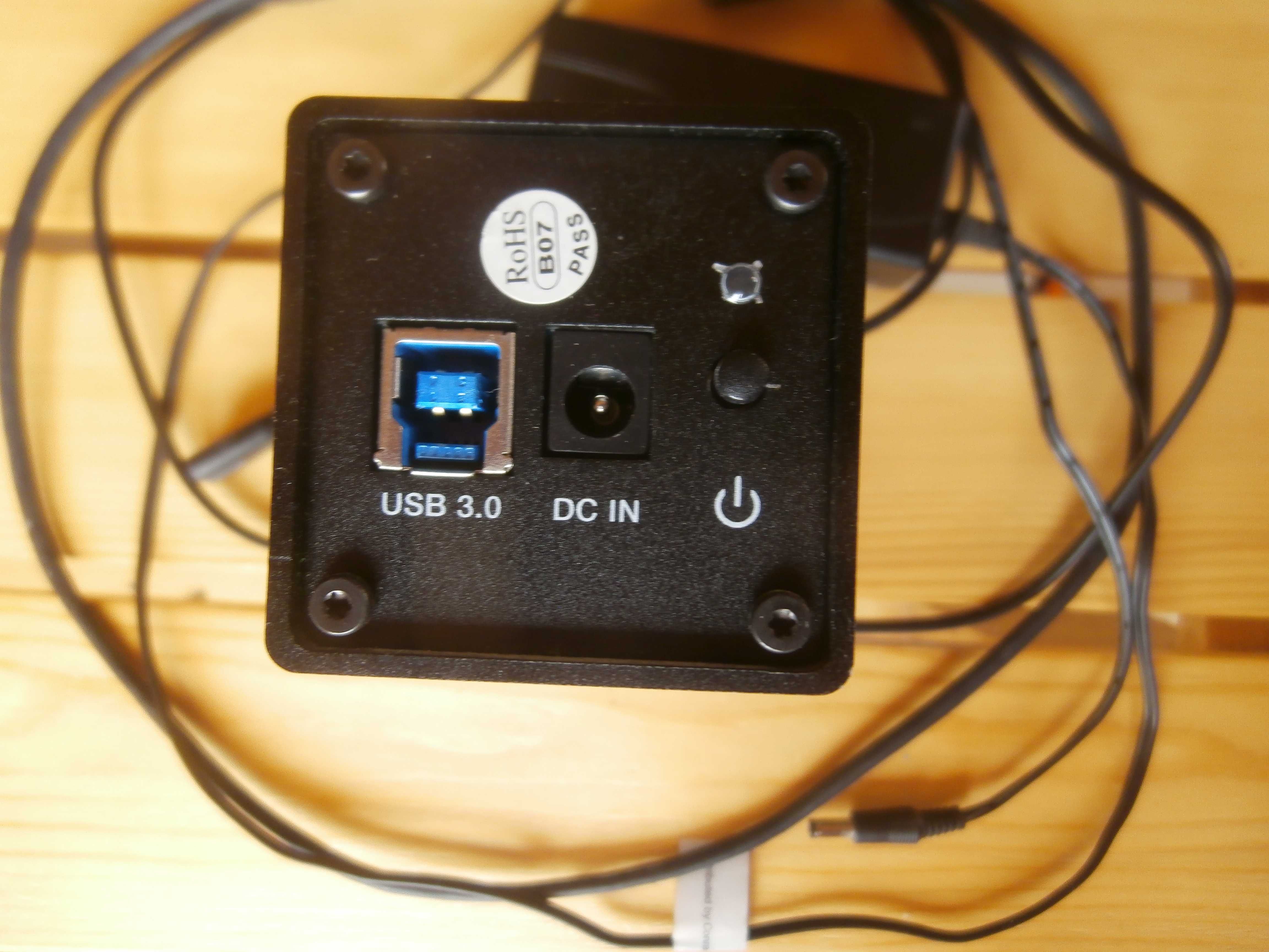 Hub Renkforce 10 portowy USB 3.0 z zasilaczem + kabel USB