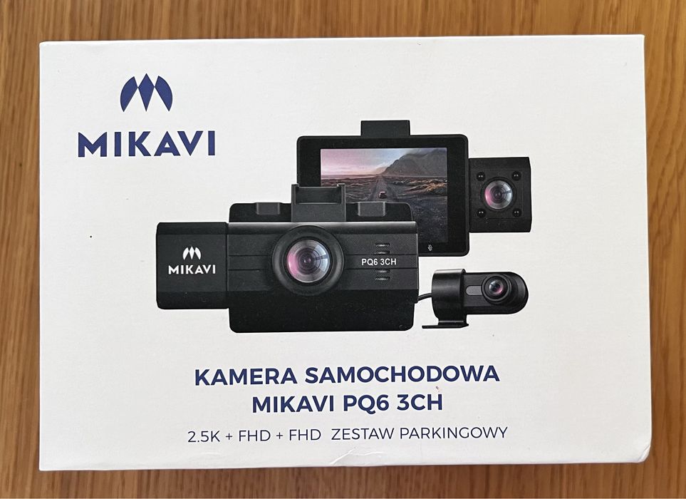 Kamera samochodowa MIKAVI PQ6 3CH - NOWA