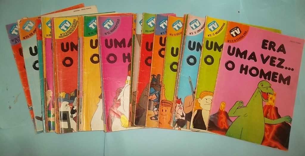 Era uma Vez... O Homem (1980) - Coleção completa Nº 1 a 26