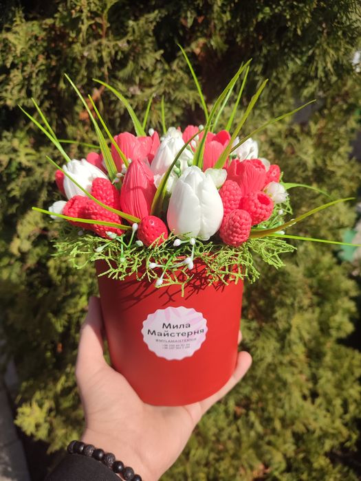 Букети з мила.Всі ручної роботи