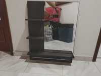 Móvel espelho e móvel de parede wengue