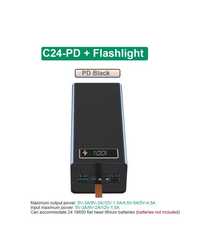 Корпус C24-PD PowerBank на 24 аккумулятор 18650 с быстрой зарядкой