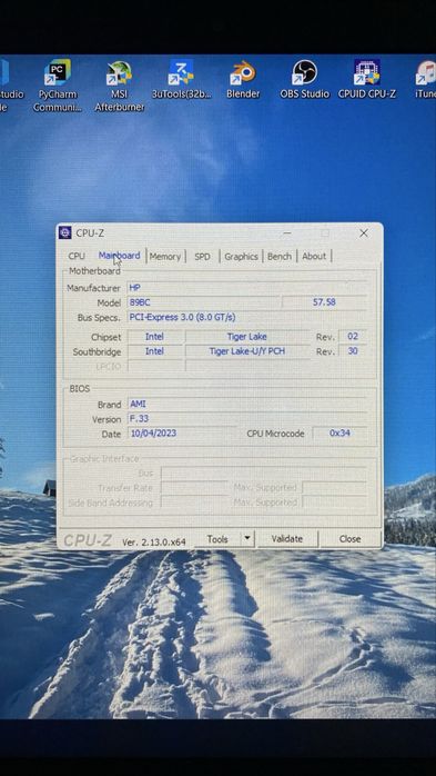 Ноутбук HP dy4038nr i7 16gb