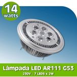 Lâmpadas LED AR111 G53 7x2W 230V