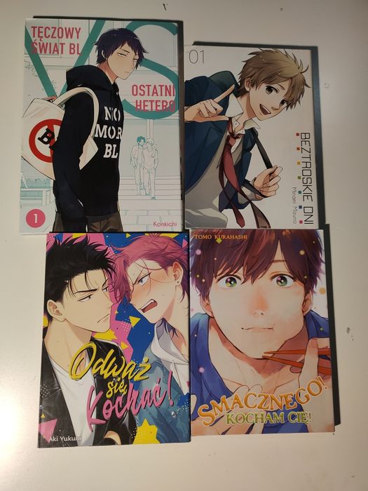 Mangi BL/ Boys Love dla dorosłych, zestaw tomów, po polsku
