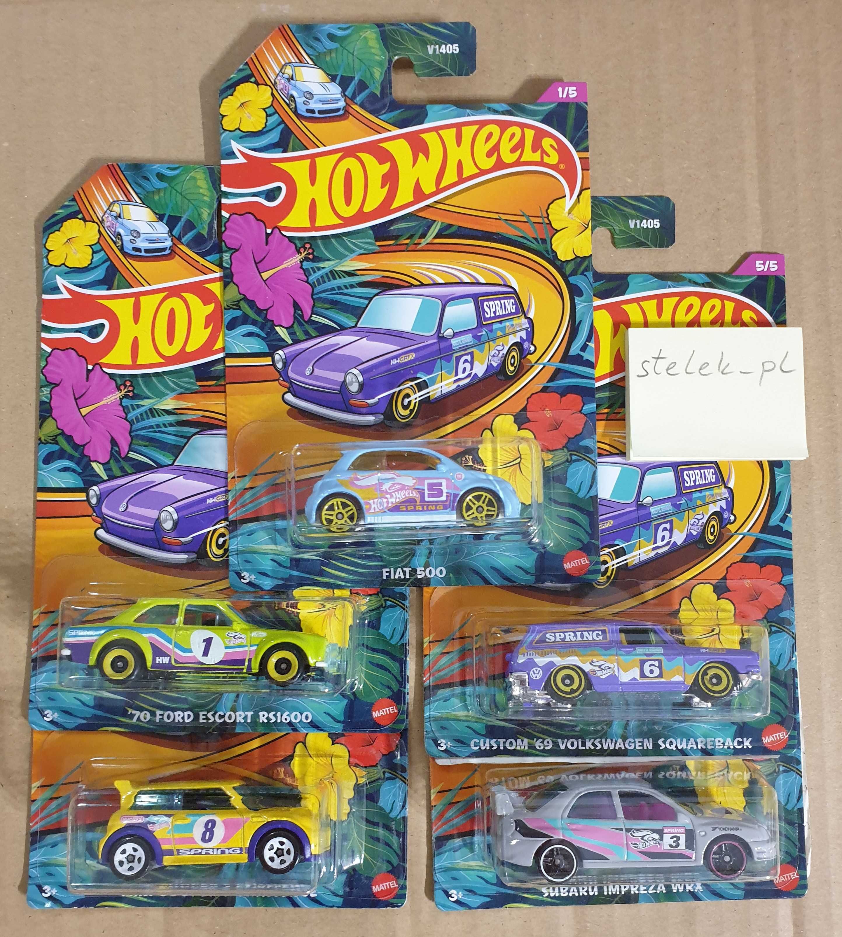 How Wheels Spring Series - Zestaw 5 aut