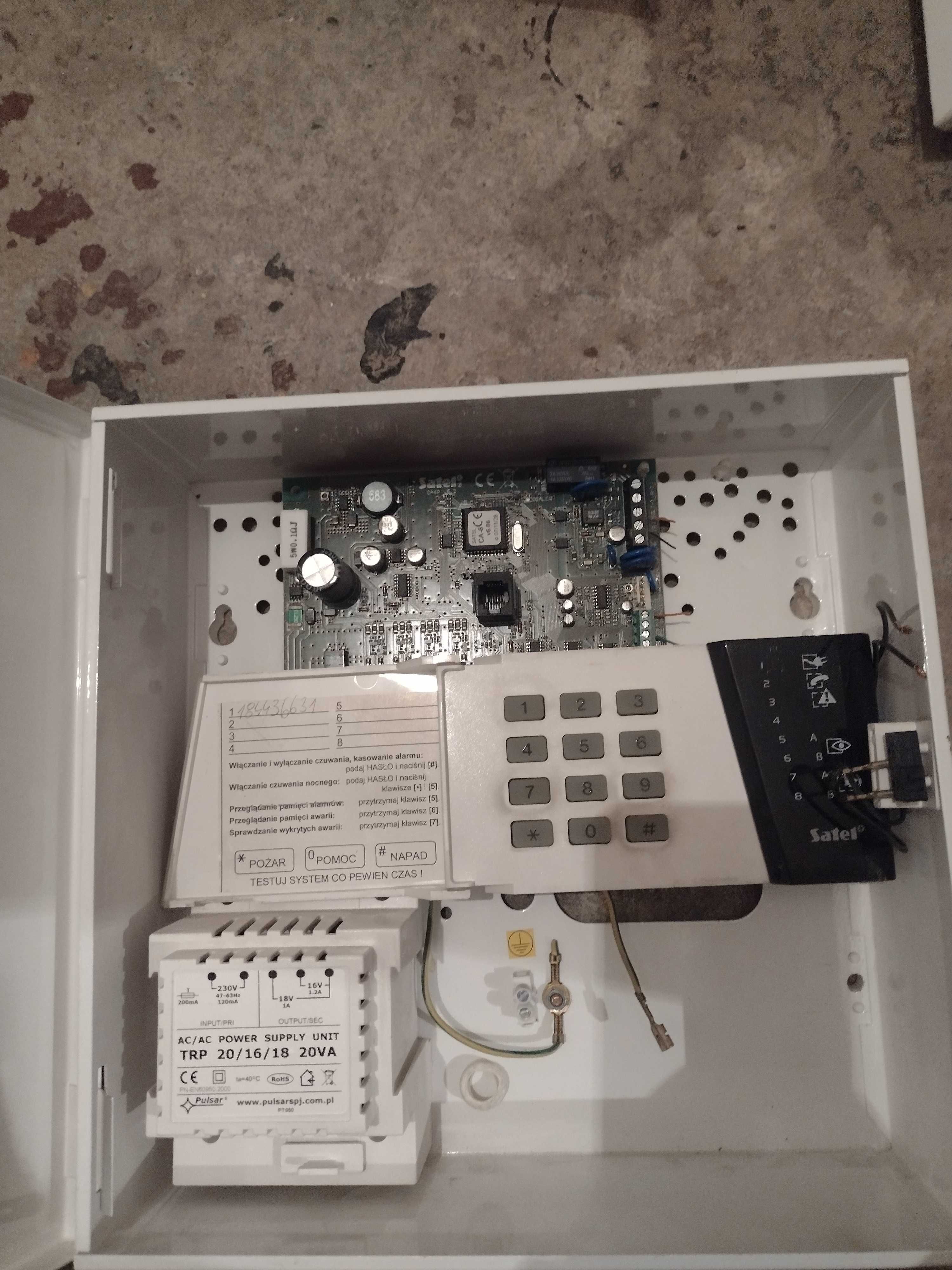 Alarm Satel ca6 system alarmowy