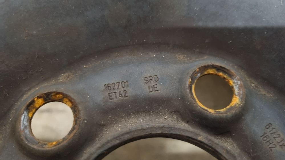 Felga stalowa 16" 5x100 ET42 VW Audi  oryginalna 6,5Jx16H2