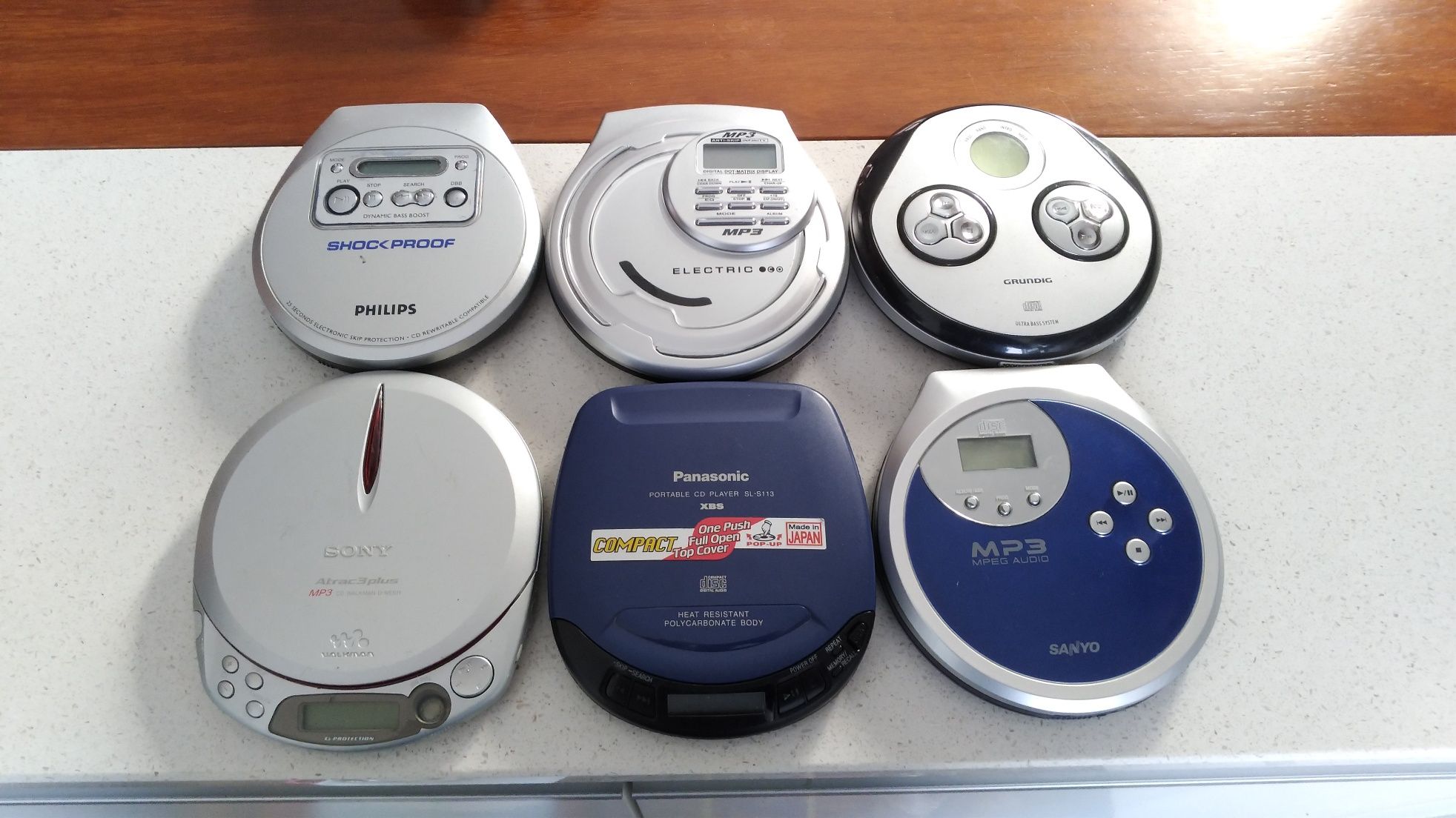 Leitor CDs Discman Walkman Sony Philips Panasonic