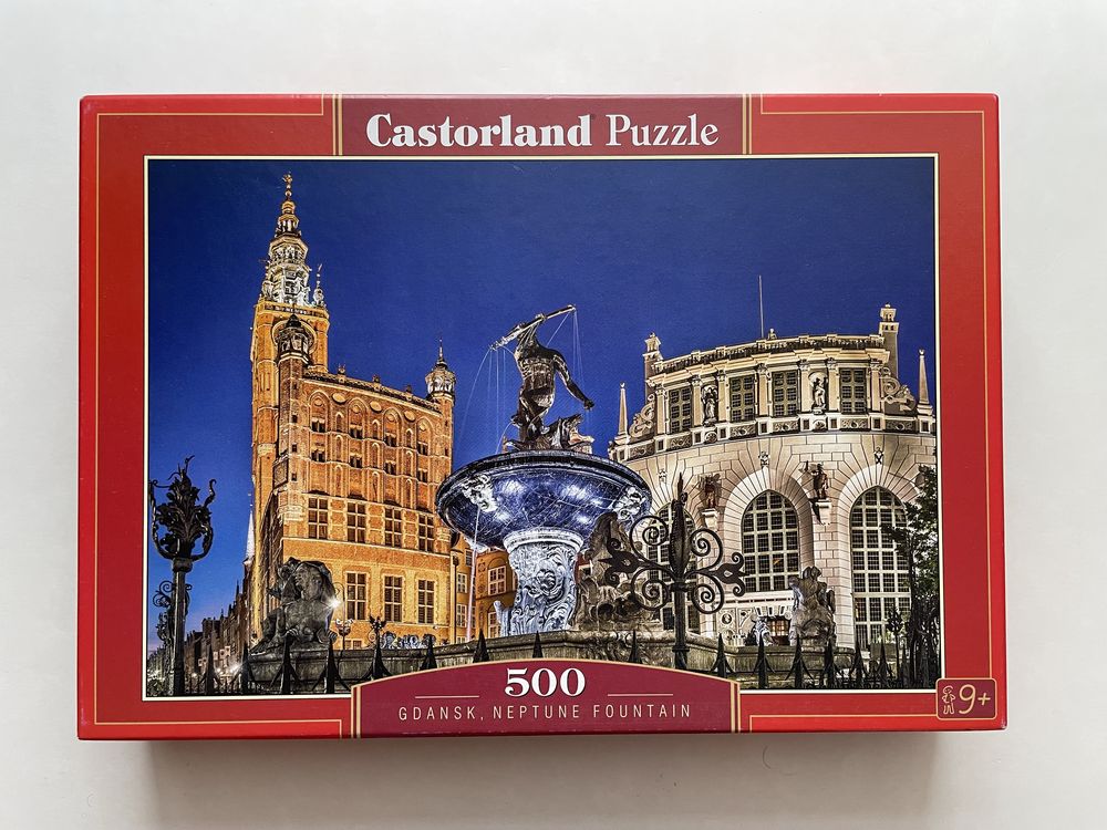 Puzzle Gdańsk, Neptune Fountain, Castorland, 500 el.