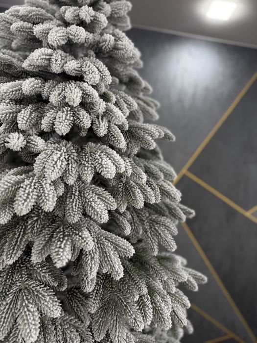 Лита засніжена ялинка Версаль ! МЕГА ГУСТА . Литі ялинки від виробника