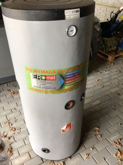 Bojler podgrzewacz dwupłaszczowy pionowy ermet 250 litrów