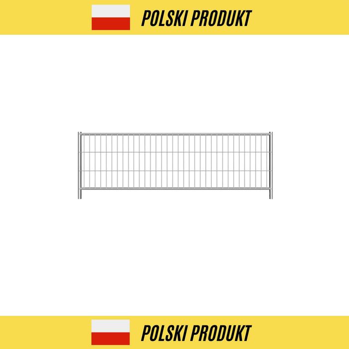 Przęsło tymczasowe AZ 7L  niskie ogrodzenie