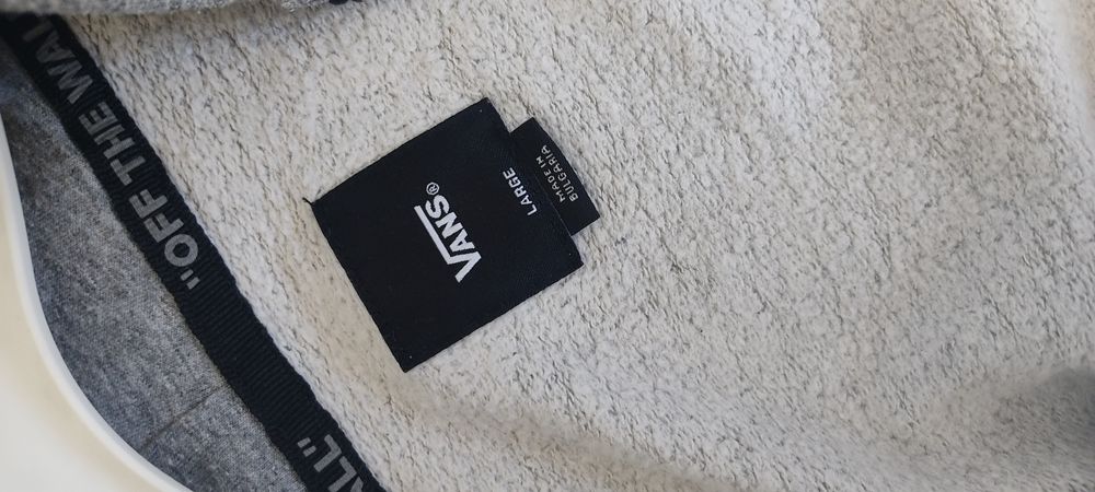 Bluza Dziecięca Classic Zip Szara VANS VN0A45AEADY1 L