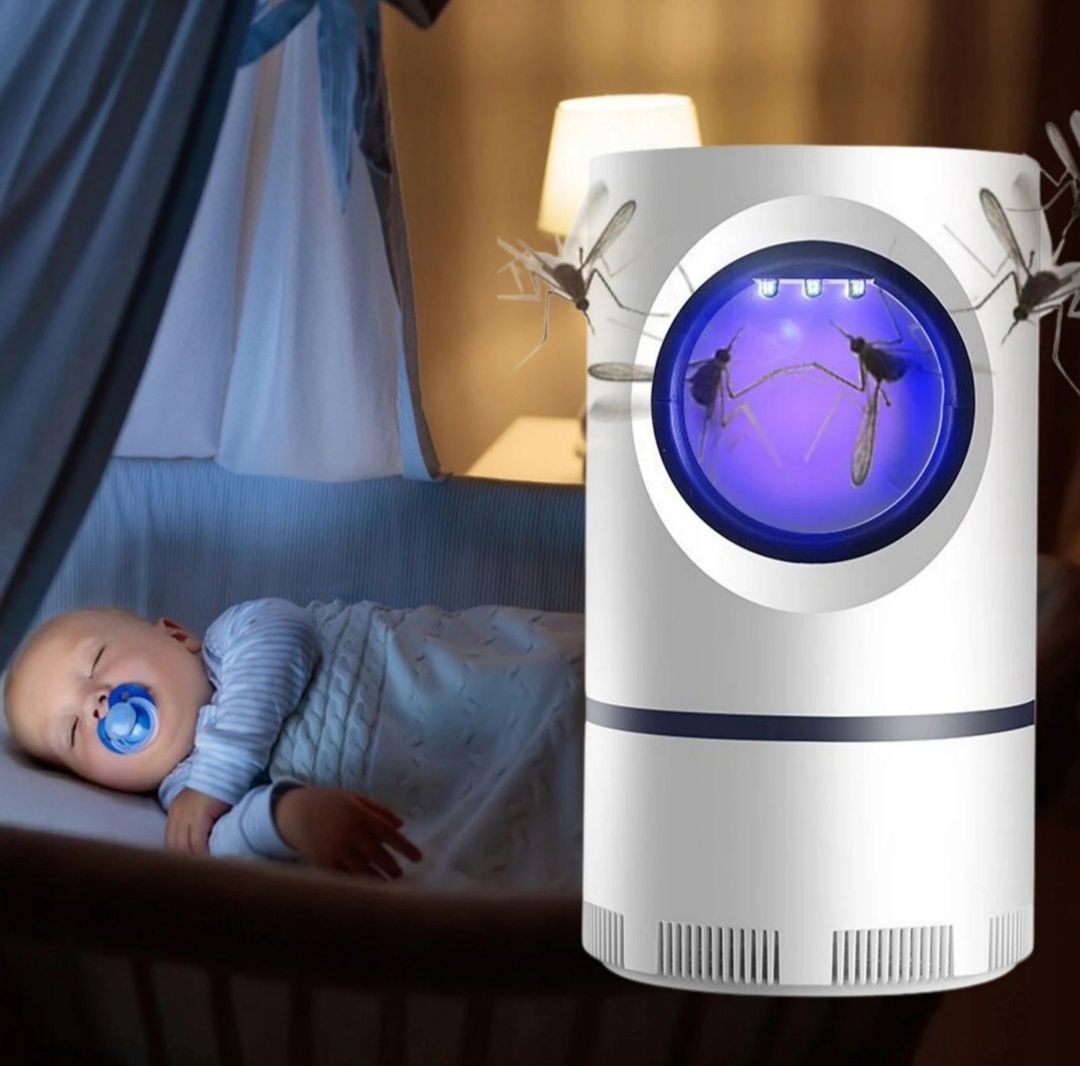 Lampa na owady owadobójcza UV pułapka łapka elektryczna muchy komary