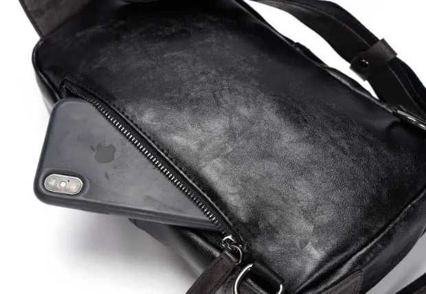 Мужская брендовая бананка сумка на грудь плечо барсетка рюкзак ранец