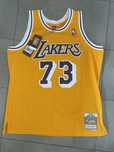 Camisola Nova original Basquetebol NBA Dennis Rodman 73 Lakers (XL)