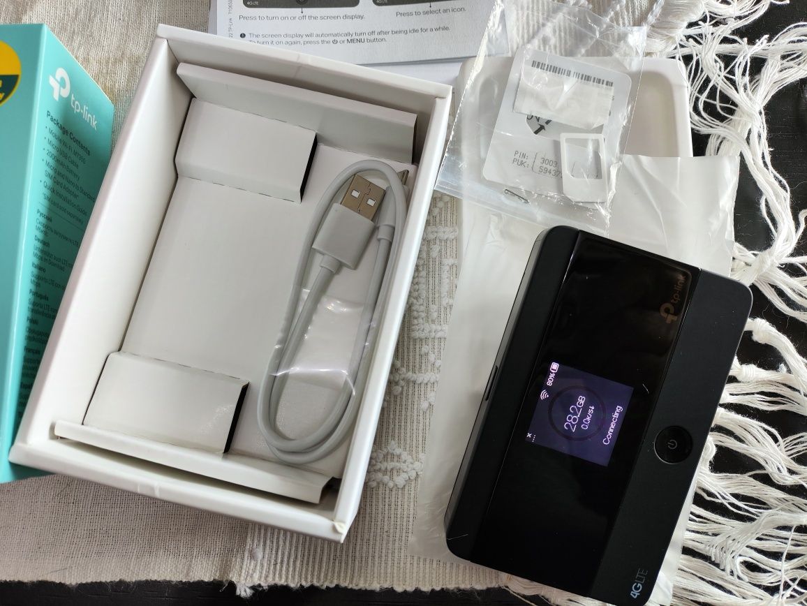 Router TP-Link M7350 4G (Como novo e garantia)