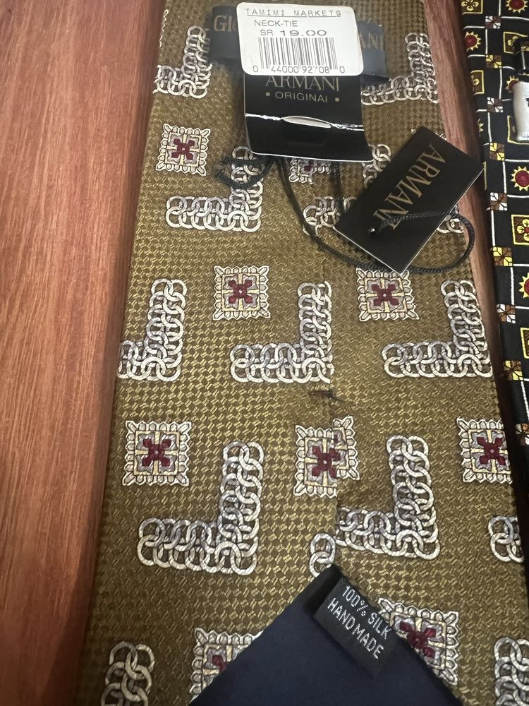 Armani, Valentino,PalZileri, Versace краватки 100%silk.