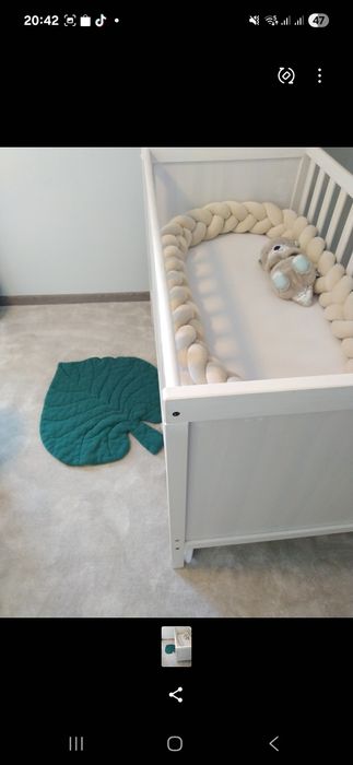 Lozeczko 120 x 60 Ikea regulowane z materacem