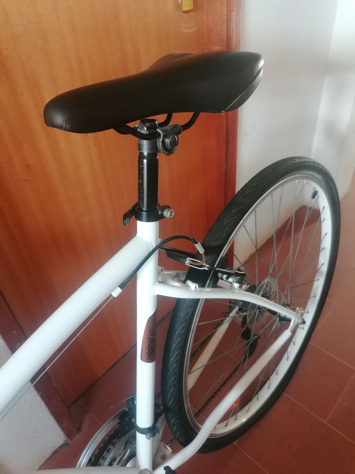 Bicicleta btwin trekking + acessórios