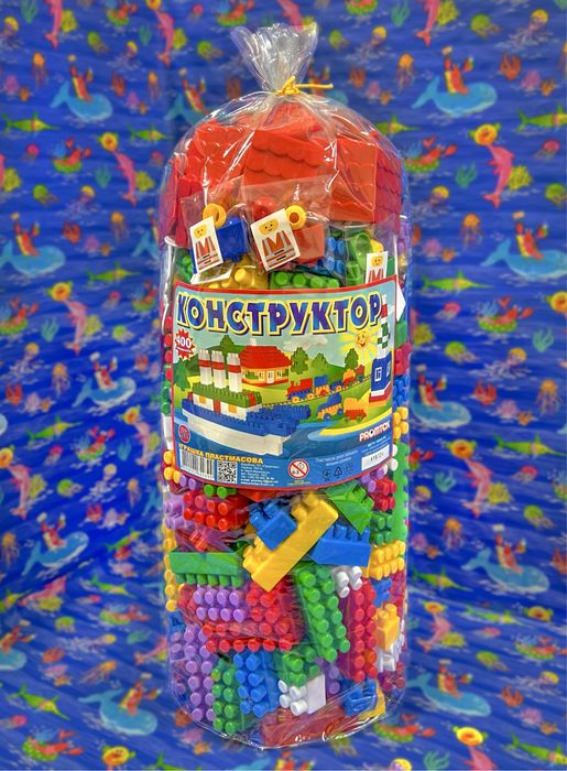 Конструктор великий на 400 елементів | Блочний конструктор | Іграшки