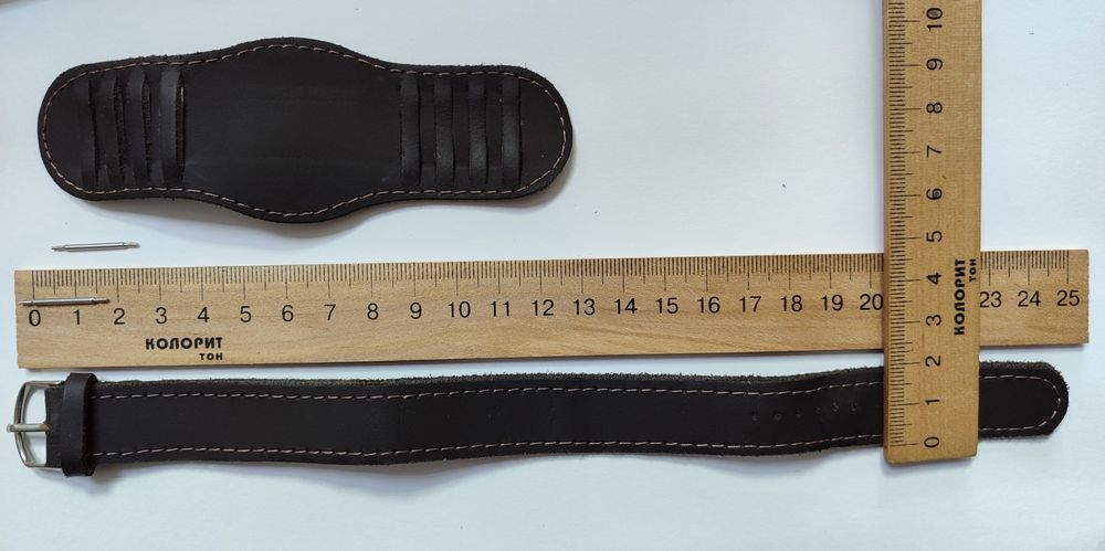 Ремінець для годинника з напульсником 18 мм