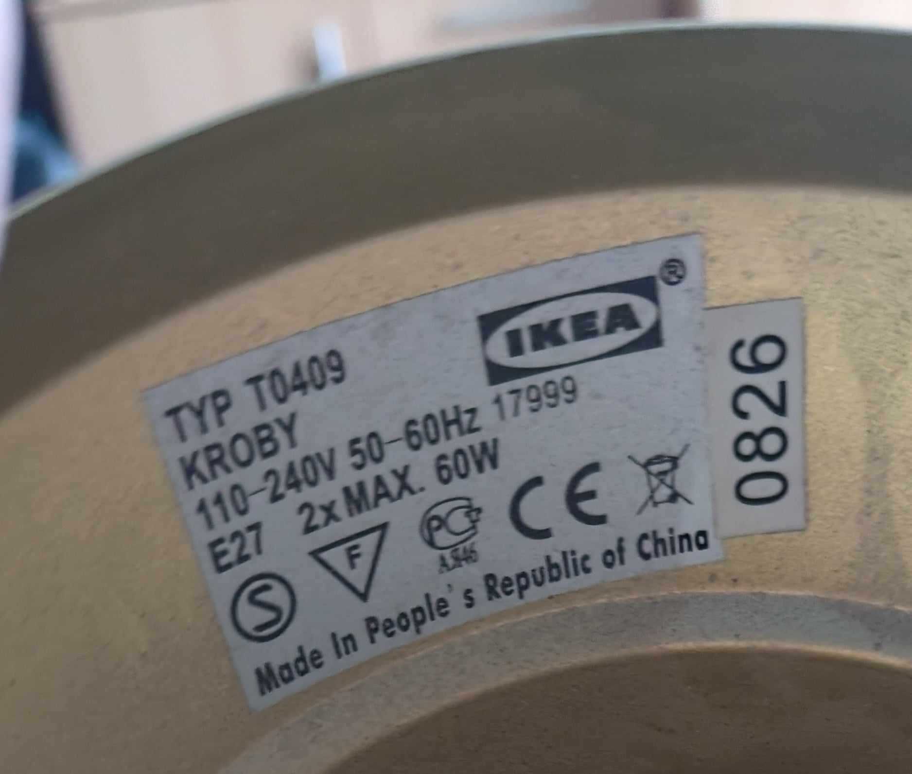 Lampa wisząca z dwoma punktami Ikea