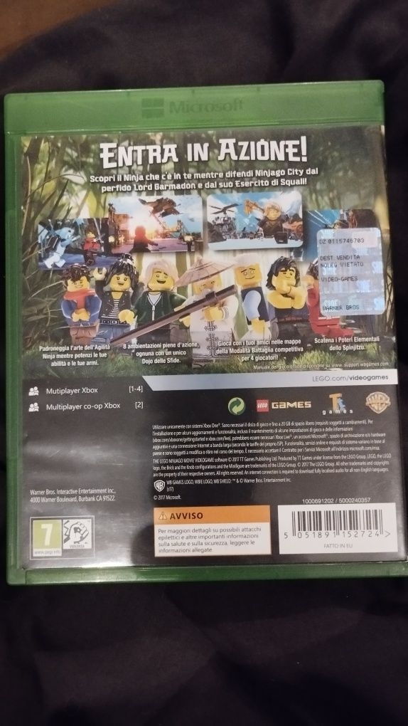 LEGO ninjago video game Xbox one wyprzedaż własnej kolekcji