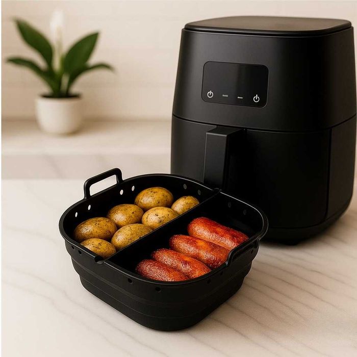 Wkład Silikonowy do frytkownicy Forma do pieczenia z przegródką