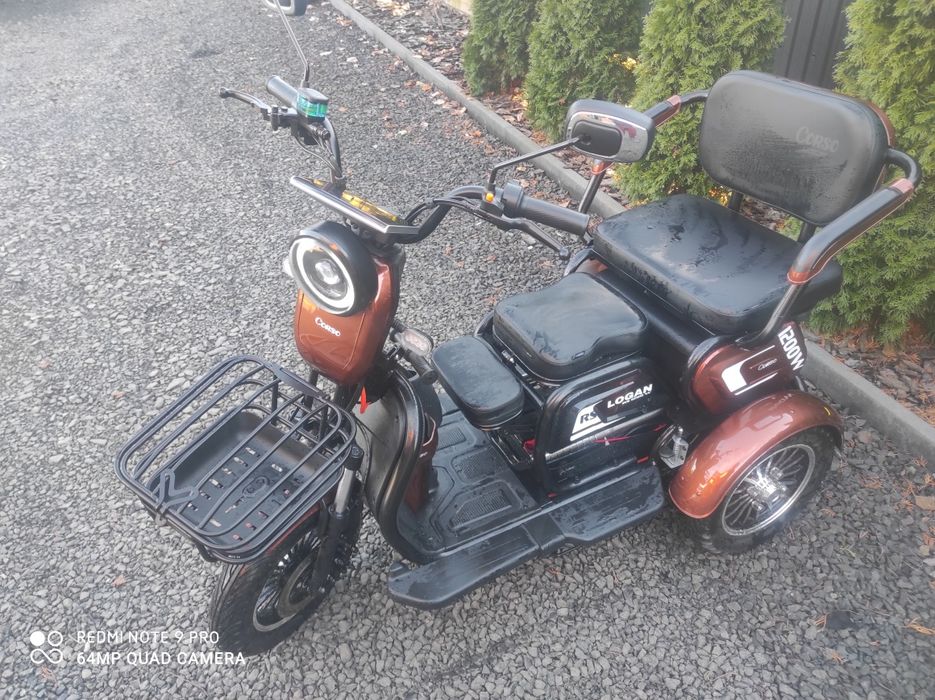 Електро трицикл 1200w