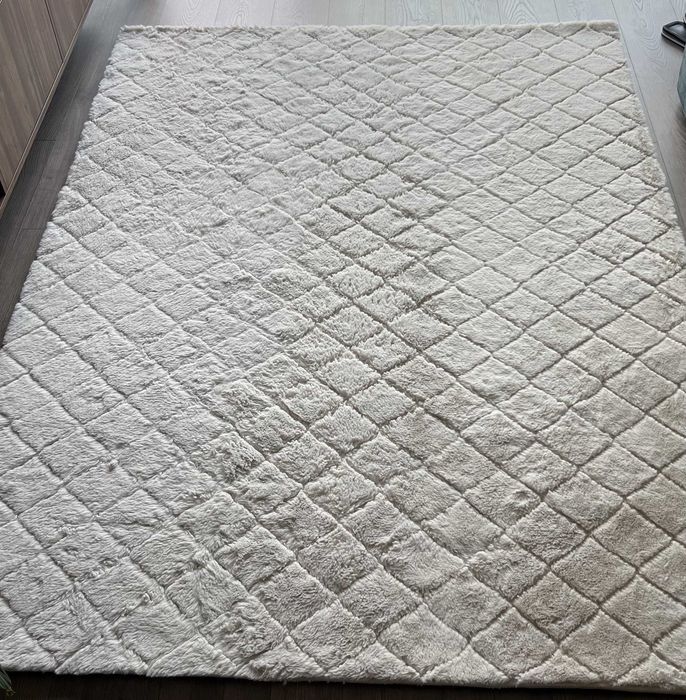Dywan shaggy Modena beżowy 160 x 220 cm