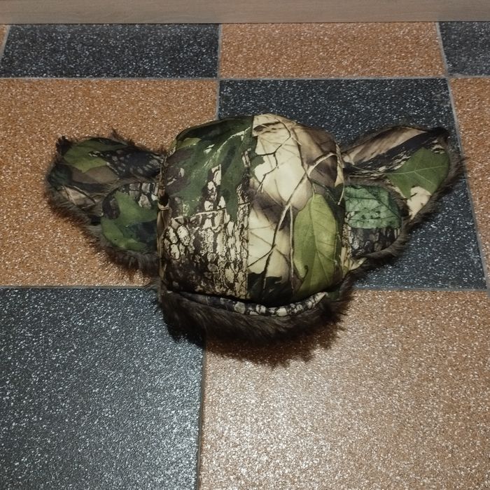 rap шапка ушанка camo