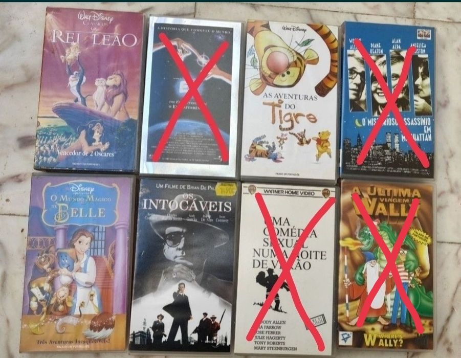 56 Filmes VHS.   .