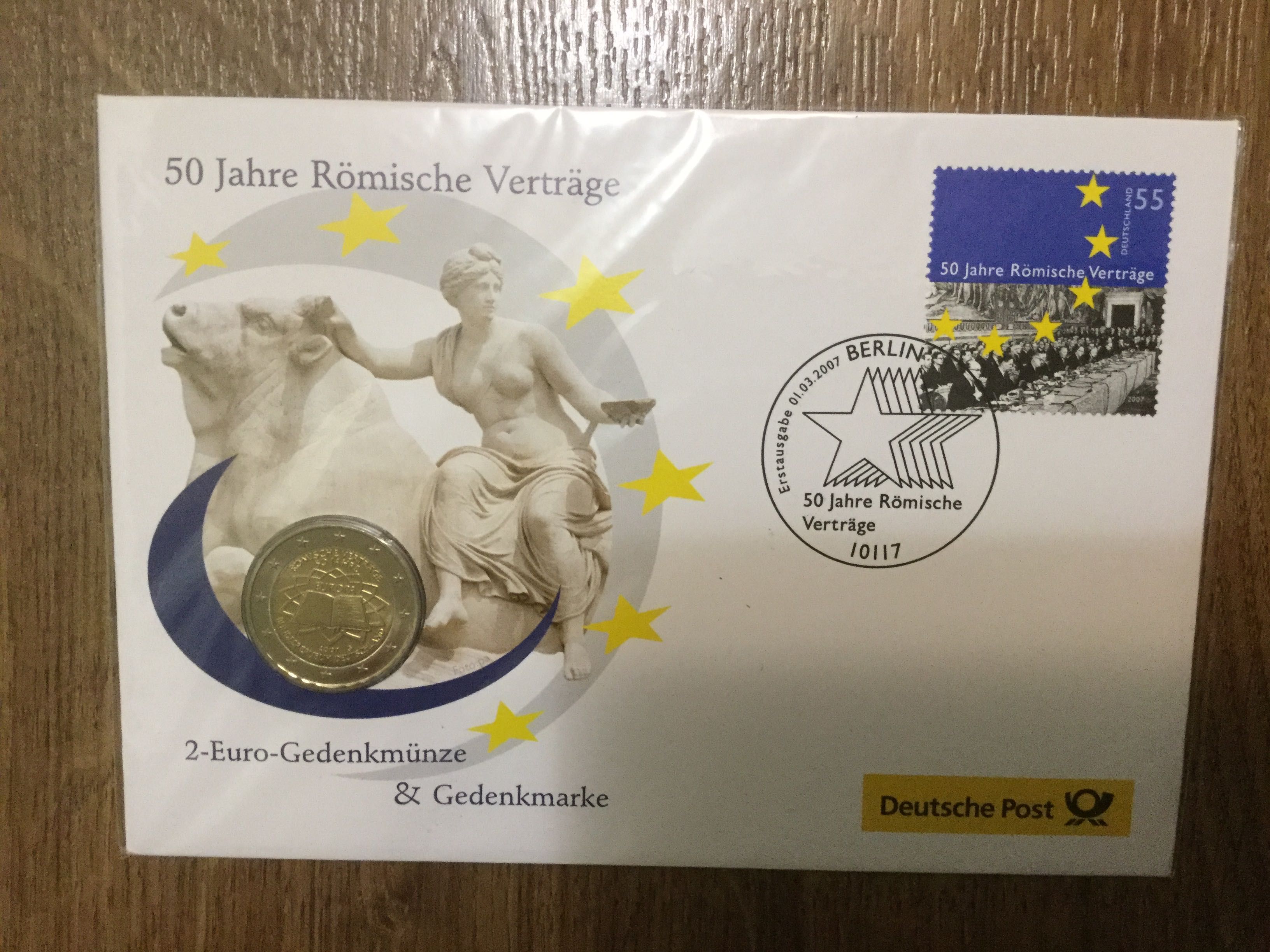 2 евро «50 лет Римского договора»
