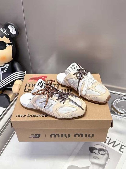 Buty Trampk New Balance 530 SL Mule Miu Miu Beige R.39
