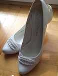 Buty białe ślubne 39