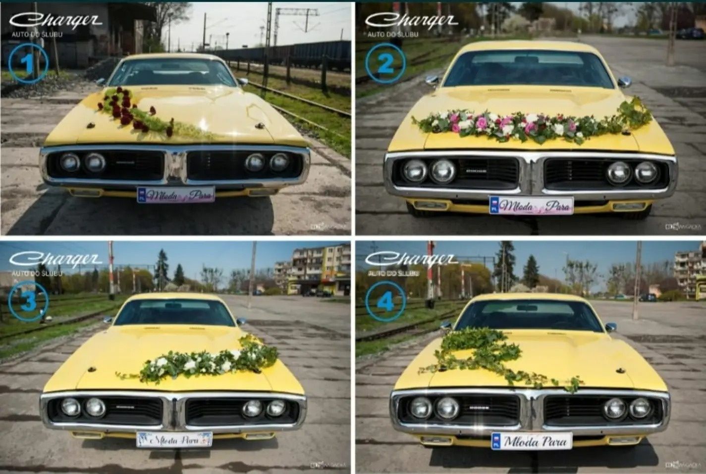 Samochód do ślubu | Dodge Charger 1973